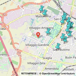 Mappa Viale Leonardo da Vinci, 41126 Modena MO, Italia (1.53333)