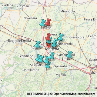Mappa Viale Leonardo da Vinci, 41126 Modena MO, Italia (10.12143)