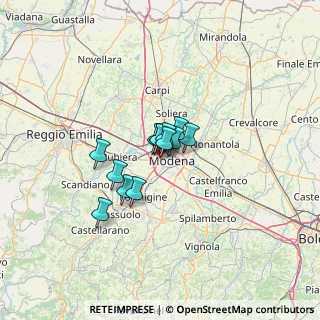 Mappa Viale Leonardo da Vinci, 41126 Modena MO, Italia (6.94308)