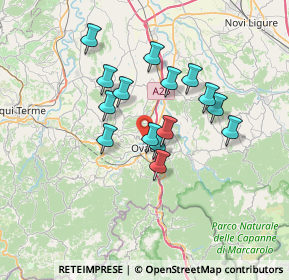 Mappa Strada S. Evasio, 15076 Ovada AL, Italia (5.672)