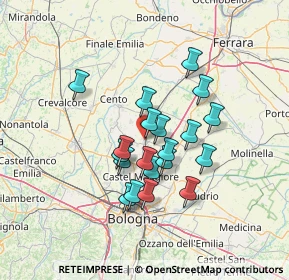 Mappa Via G.Rossi, 40016 San Giorgio di Piano BO, Italia (10.945)
