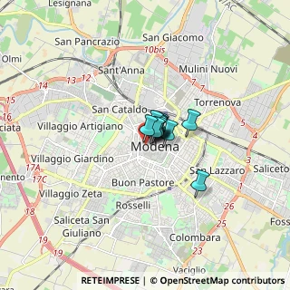 Mappa Via Santa Chiara, 41121 Modena MO, Italia (0.52818)