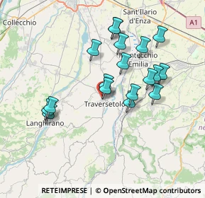 Mappa Via Salvo D'Acquisto, 43029 Traversetolo PR, Italia (6.87167)