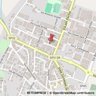 Mappa Via Curie Madame, 12, 43029 Traversetolo, Parma (Emilia Romagna)