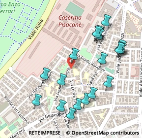 Mappa Via Francesco Nicoli, 41124 Modena MO, Italia (0.278)