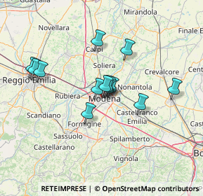 Mappa Via Francesco Nicoli, 41124 Modena MO, Italia (11.07923)