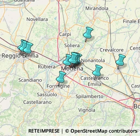 Mappa Via Francesco Nicoli, 41124 Modena MO, Italia (10.80333)