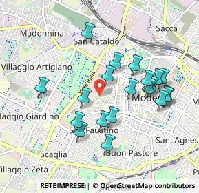 Mappa Via Francesco Nicoli, 41124 Modena MO, Italia (0.898)