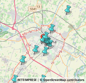 Mappa Via Francesco Nicoli, 41124 Modena MO, Italia (3.4725)