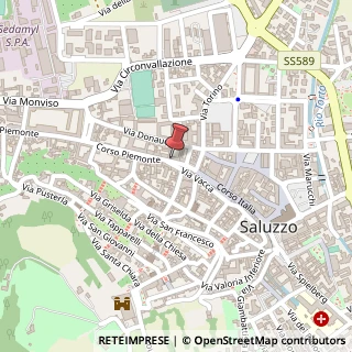Mappa Corso Piemonte, 18, 12037 Saluzzo, Cuneo (Piemonte)