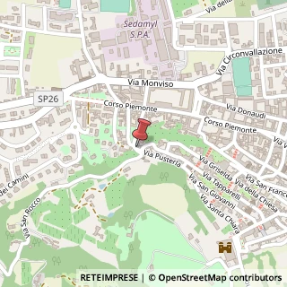 Mappa Via San Rocco, 45, 12037 Saluzzo, Cuneo (Piemonte)