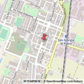 Mappa Via della Libertà, 92, 40016 San Giorgio di Piano, Bologna (Emilia Romagna)
