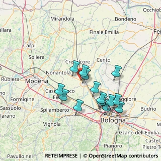 Mappa Via Piolino, 40017 San Giovanni in Persiceto BO, Italia (12.69643)