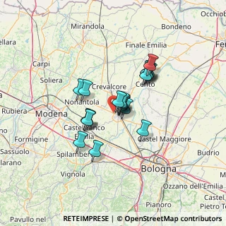 Mappa Via Piolino, 40017 San Giovanni in Persiceto BO, Italia (9.595)
