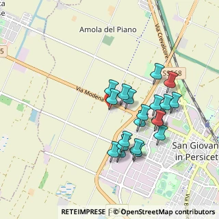 Mappa Via Piolino, 40017 San Giovanni in Persiceto BO, Italia (0.846)