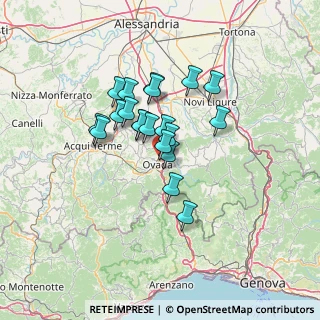Mappa Strada Novi, 15076 Ovada AL, Italia (10.0155)