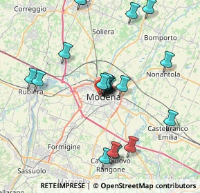 Mappa Via Ugo da Carpi, 41124 Modena MO, Italia (7.121)