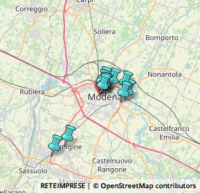 Mappa Via Guido Rangoni, 41124 Modena MO, Italia (3.42545)