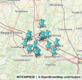 Mappa Via Guido Rangoni, 41124 Modena MO, Italia (9.90143)