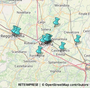 Mappa Via Guido Rangoni, 41124 Modena MO, Italia (10.78583)