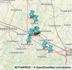 Mappa Via Gioacchino Rossini, 41122 Modena MO, Italia (8.01917)