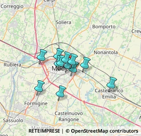 Mappa Via Gioacchino Rossini, 41122 Modena MO, Italia (4.3525)