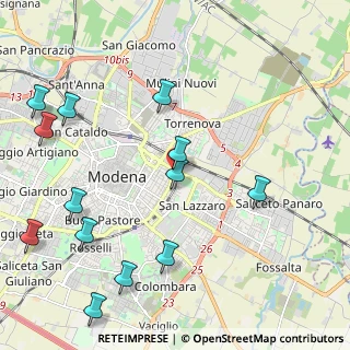 Mappa Via Gioacchino Rossini, 41122 Modena MO, Italia (2.67385)