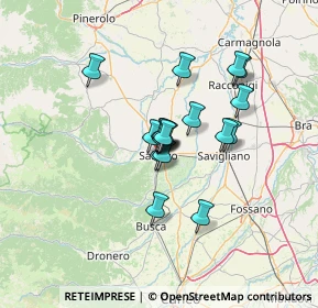 Mappa Via Saluzzo, 12030 Pagno CN, Italia (9.07833)