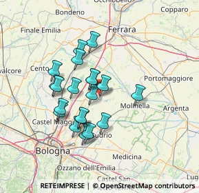 Mappa Via Giovannini, 40052 Baricella BO, Italia (11.625)