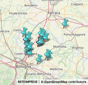 Mappa Via Giovannini, 40052 Baricella BO, Italia (10.7635)