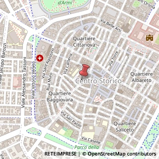 Mappa Corso Canalchiaro, 34, 41121 Modena, Modena (Emilia Romagna)