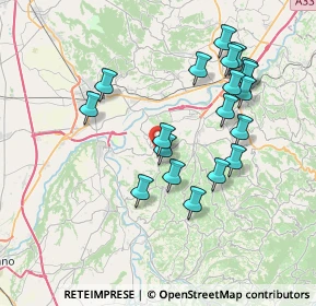 Mappa Regione Tampasso, 12064 La Morra CN, Italia (7.38842)