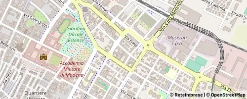 Mappa Modena