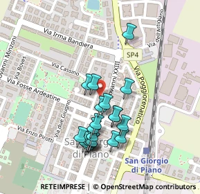 Mappa Via Alessandro Manzoni, 40016 San Giorgio di Piano BO, Italia (0.2085)