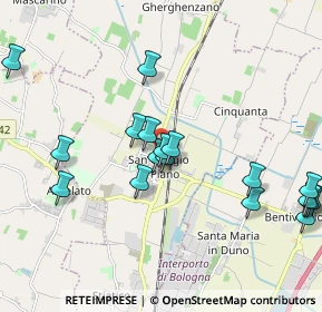 Mappa Via Alessandro Manzoni, 40016 San Giorgio di Piano BO, Italia (2.4395)