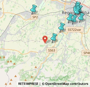 Mappa Via Filippo Re, 42020 Quattro Castella RE, Italia (5.92182)