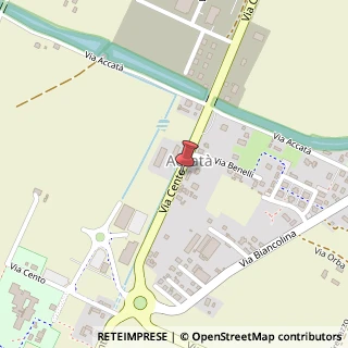 Mappa Via Cento, 58, 40017 San Giovanni in Persiceto, Bologna (Emilia Romagna)