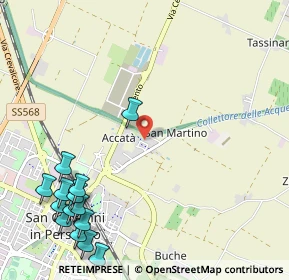 Mappa Via Cesare Maltoni, 40017 San Giovanni in Persiceto BO, Italia (1.50286)