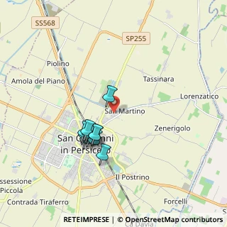 Mappa Via Cesare Maltoni, 40017 San Giovanni in Persiceto BO, Italia (1.56818)