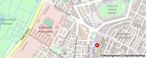 Mappa Módena