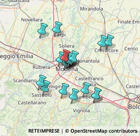 Mappa Via S.G.Bosco, 41122 Modena MO, Italia (10.73474)