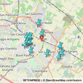 Mappa Via S.G.Bosco, 41122 Modena MO, Italia (1.72077)