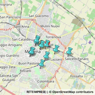 Mappa Via S.G.Bosco, 41122 Modena MO, Italia (1.25455)