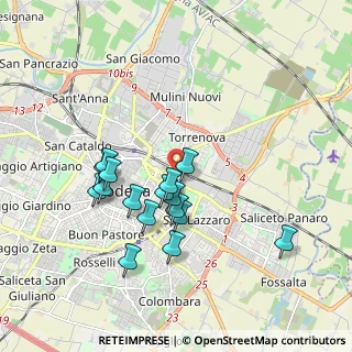 Mappa Via S.G.Bosco, 41122 Modena MO, Italia (1.68688)