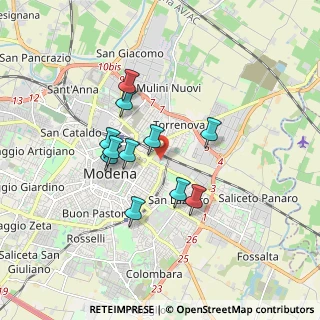 Mappa Via S.G.Bosco, 41122 Modena MO, Italia (1.42273)