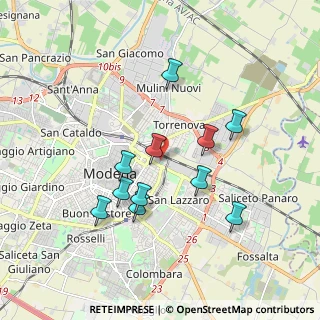 Mappa Via S.G.Bosco, 41122 Modena MO, Italia (1.68636)