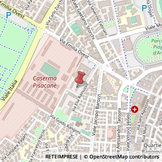 Mappa Via E. Rainusso, 100, 41124 Modena, Modena (Emilia Romagna)
