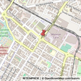 Mappa Viale menotti ciro 252, 41100 Modena, Modena (Emilia Romagna)