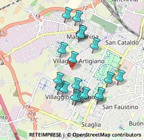 Mappa Via Leopoldo Nobili, 41126 Modena MO, Italia (0.875)