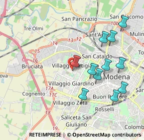 Mappa Via Leopoldo Nobili, 41126 Modena MO, Italia (2.06273)